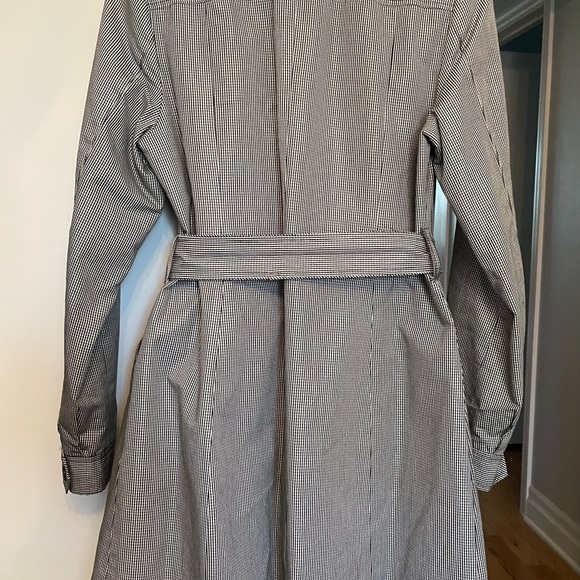 Vintage Checked Trench - Picture 2 of 7